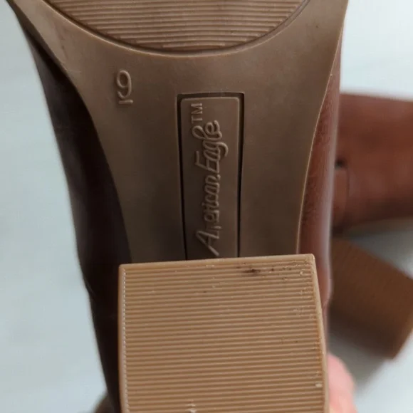 American Eagle Strappy Heel Ankle Boots sz 9 - Picture 7 of 9